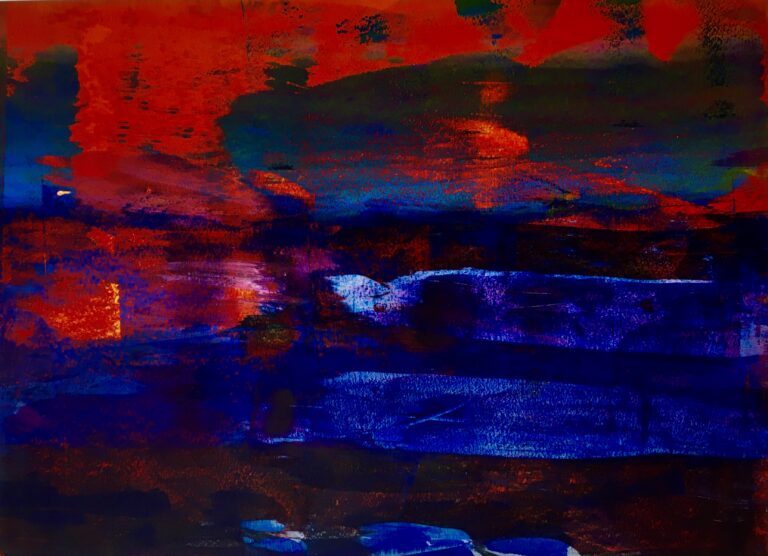 Unity 14 Acrylic on Paper 24”X18” 2023